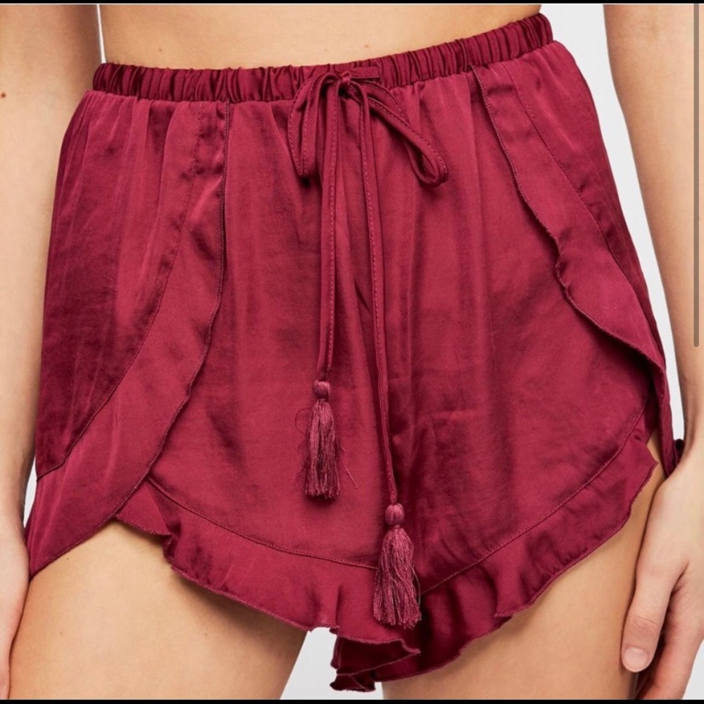 Free People Intimates Cascading Petal Shorts
